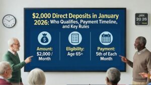 $2,000 Direct Deposits in January 2026: Who Qualifies, Payment Timeline, and Key Rules