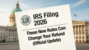 IRS Filing 2026 Brings New Rules, New Deductions, and New Risks for Taxpayers