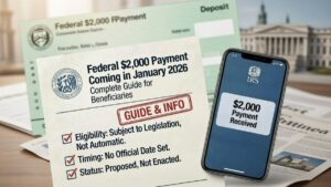 Federal $2,000 Payment Coming in January 2026: Complete Guide for Beneficiaries