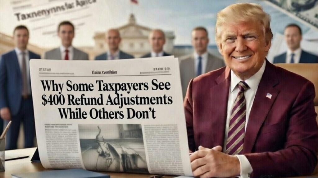 Why Some Taxpayers See $400 Refund Adjustments While Others Don’t