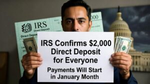 IRS Confirms $2,000 Direct Deposit for Everyone — Payments Will Start in January Month
