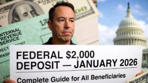 Federal $2000 Deposit Arriving January 2026: Complete Guide for All Beneficiaries