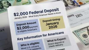 $2000 Federal Deposit January 2026 – What Every Americans Needs to Know