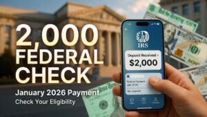 $2,000 Federal Deposit Checks is release for Payment of January 2026 & Check your Qualifications