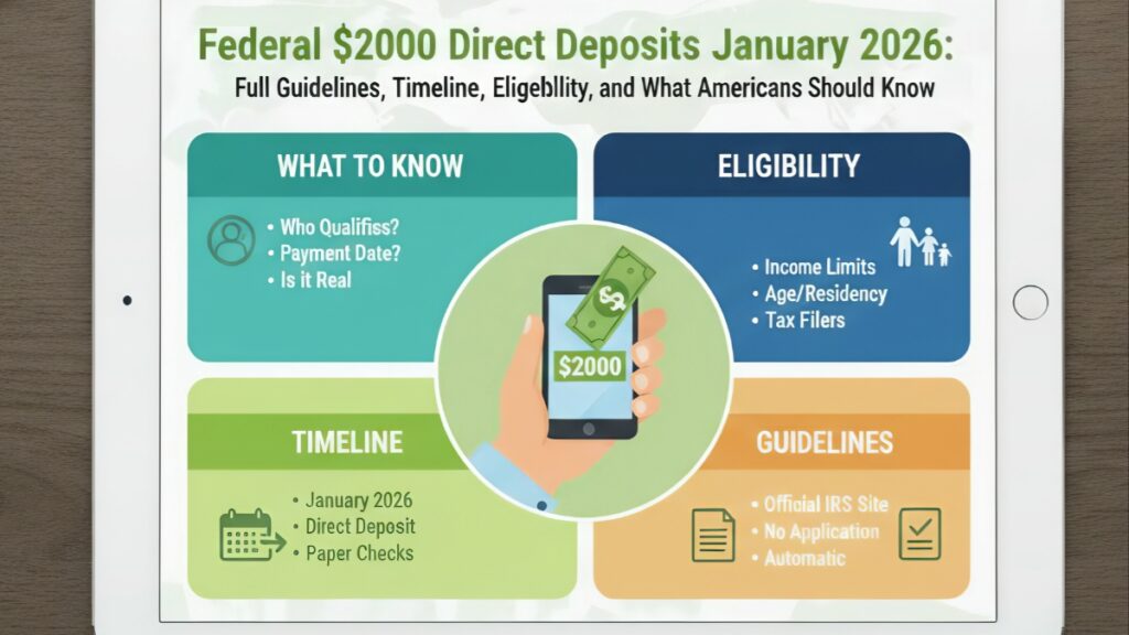 Federal $2000 Direct Deposits January 2026