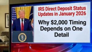 IRS Direct Deposit Status Updates in January 2026